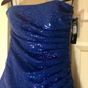 NWT -Onyx Nite - Royal Blue Gown